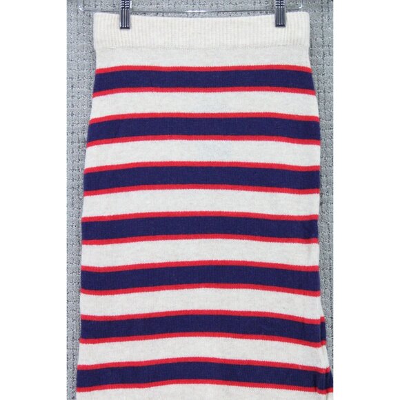 Mo:vint Pencil Skirt Womens Size Small Beige Striped Casual Knit Stretching NWT - Picture 3 of 7
